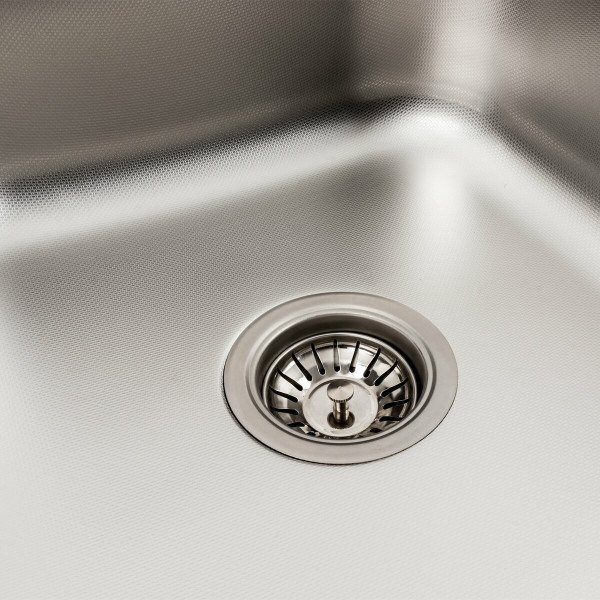 Кухонна мийка з нержавіючої сталі Platinum 7050 ДЕКОР (0,8/180 мм), R