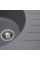 Гранітна мийка для кухні Platinum 6250 SOUL матова Сірий мусон, АВТО