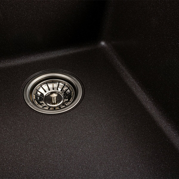 Гранітна мийка для кухні Platinum 9950 PANDORA матовий Гренадін