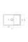 Гранітна мийка для кухні Platinum 7850 CUBE матова Пісок, АВТО