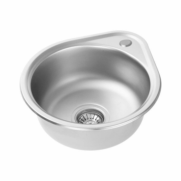 Кухонна мийка з нержавіючої сталі Platinum САТИН 4539 (0,6/170 мм), R