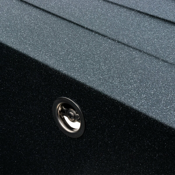 Кухонна мийка гранітна матова 7050 CASCADA VALESO антрацит