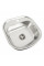 Кухонна мийка з нержавіючої сталі Platinum ДЕКОР 4947 (0,8/180 мм)