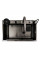 Кухонна мийка чорна PVD 75*46F Platinum Handmade 