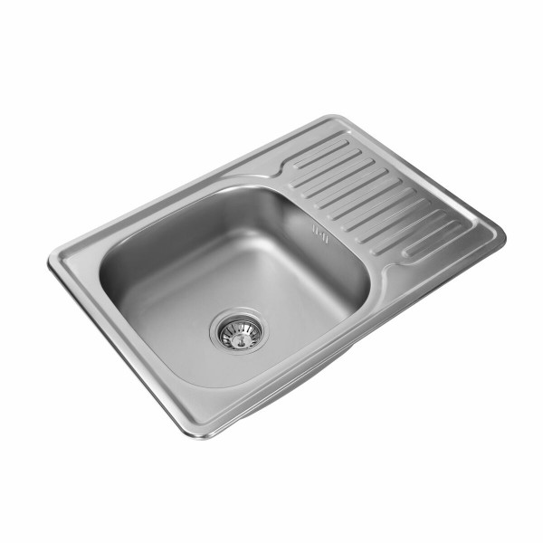 Кухонна мийка з нержавіючої сталі Platinum 7050 САТИН (0,8/180 мм), R