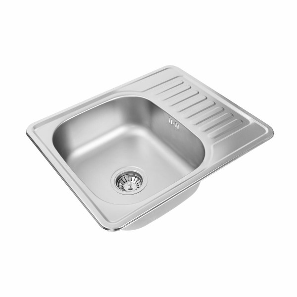 Кухонна мийка з нержавіючої сталі Platinum 5848 САТИН (0,6/170 мм), R
