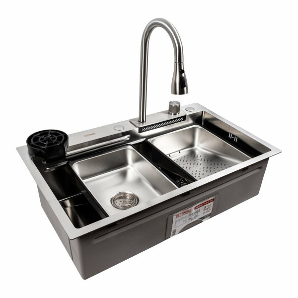 Кухонна мийка нержавійка CM 75*46A Platinum Handmade 