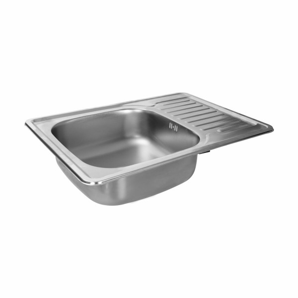 Кухонна мийка з нержавіючої сталі Platinum 7050 САТИН (0,8/180 мм), R