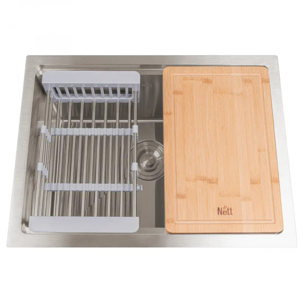 Кухонная мойка из нержавейки 1.5 мм под столешницу Nett NS-5742