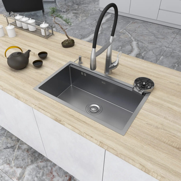 Кухонная мойка под столешницу 1.5 мм кухонная станция Nett NS-7042
