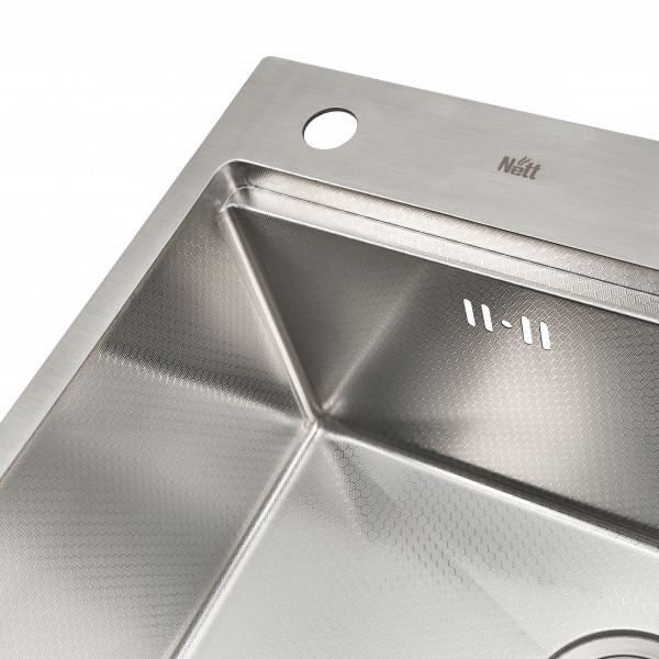 Кухонная мойка с покрытием HoneyComb Nett NSS-5747