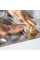 Дозатор для кухонной мойки золотой врезной Nett DTG-300 + трубка Дозатор для кухонной мойки золотой врезной Nett DTG-300 + трубка