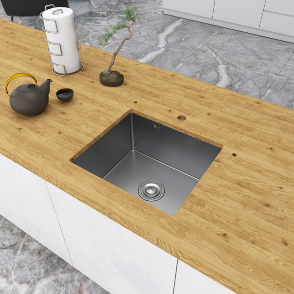 Кухонная мойка из нержавеющей стали 50 см под столешницу 1.5 мм Nett NS-5045