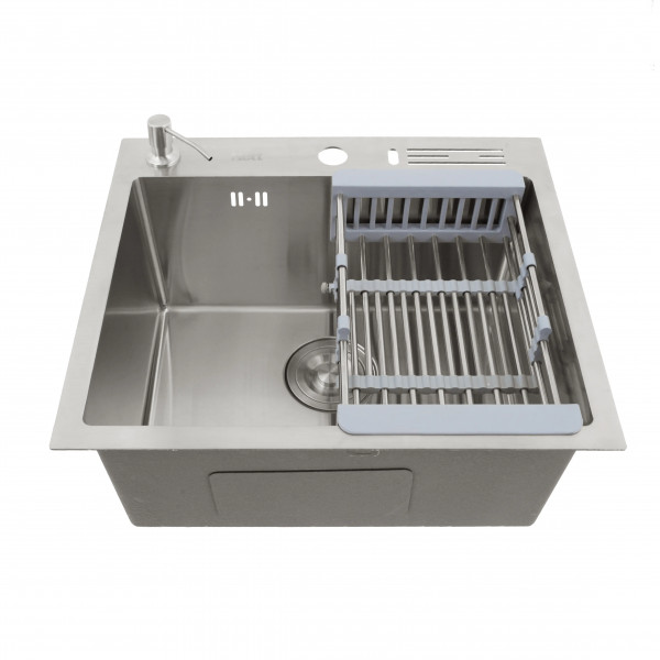 Кухонная мойка накладная 1.5 мм из нержавейки 45 см Nett NS-5245