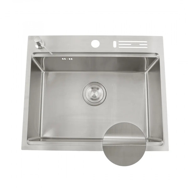 Накладная кухонная мойка из нержавейки 1.5 мм кухонная станция Nett NS-5747