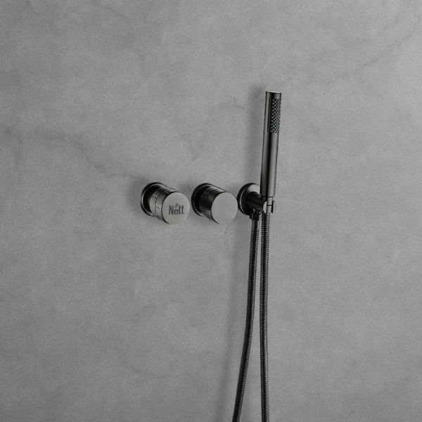 Душевая система внутреннего монтажа графитовая Nett TSGr-77