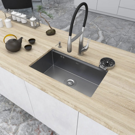 Кухонная мойка под столешницу 1.5 мм кухонная станция Nett NS-7042