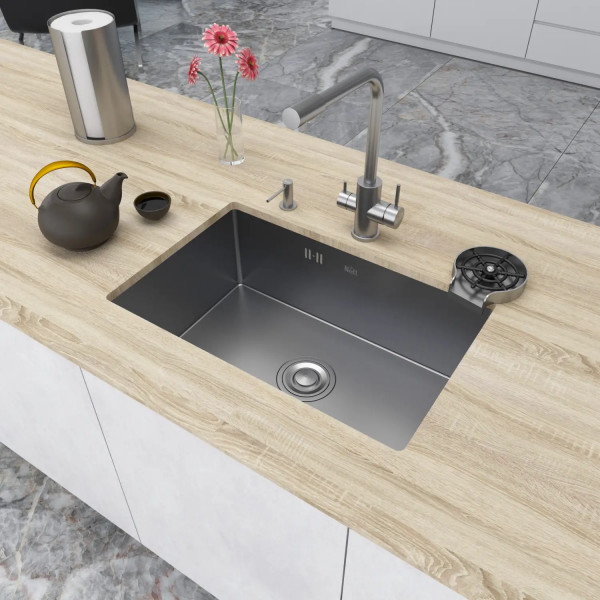 Кухонная мойка из нержавейки под столешницу 1.5 мм Nett NS-6845