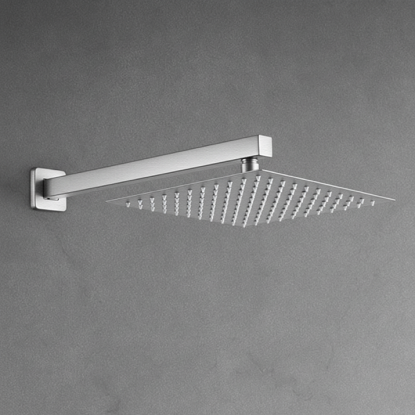 Душевая система с термостатом скрытого монтажа никель Nett TSS-473