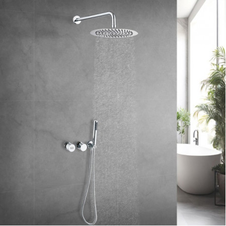 Душевая система внутреннего монтажа хром Nett TSH-77