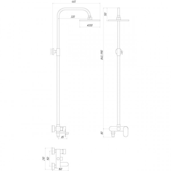Душова система Globus Lux PRIZMA DS0010