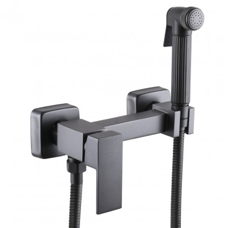 Смеситель гигиенический Globus Lux MILANO GLN-5-106MIX-Graphite