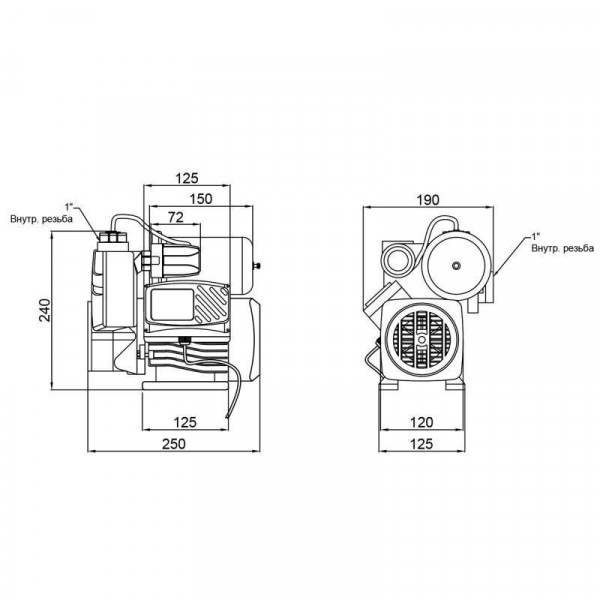 Насосная станция Thermo Alliance PZB450A 0,55 кВт