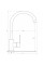 Смеситель для кухни TOPAZ BARTS TB 07403-H36-W