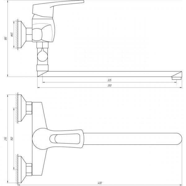 Смеситель для ванной DOMINO SIRIUS DSV-108