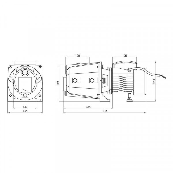 Насос самовсасывающий центробежный Thermo Alliance D-JETm-125M 0,92 кВт