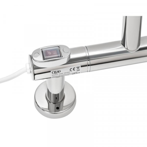 Полотенцесушитель электрический Qtap Glide (CRM) 11108R поворотный