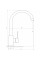 Смеситель для кухни TOPAZ BARTS TB 07403-H36