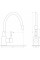 Смеситель для кухни Globus Lux LAZER GLLR-0203SW Смеситель для кухни Globus Lux LAZER GLLR-0203SW