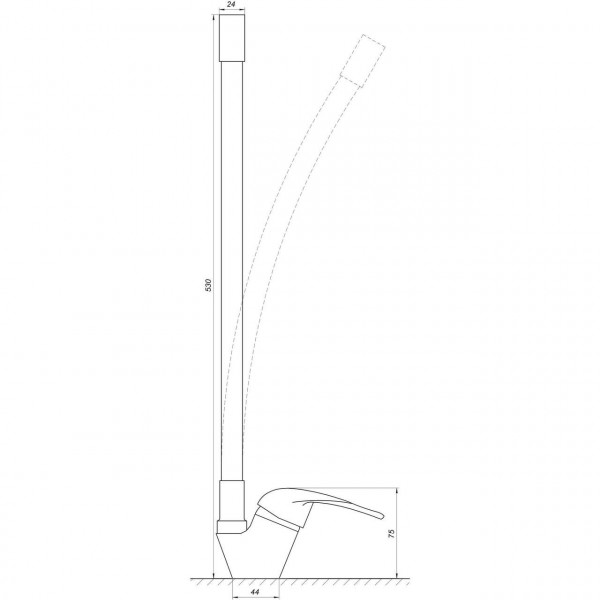 Змішувач для кухні EcoMix ENERGO E-GEZ-203SLR-GRAY