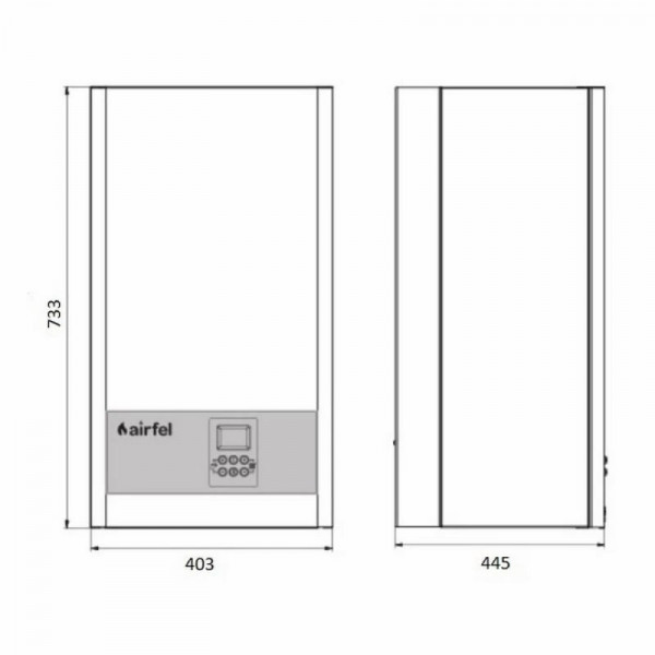 Котел газовий Airfel DigiFEL Premix 38 кВт