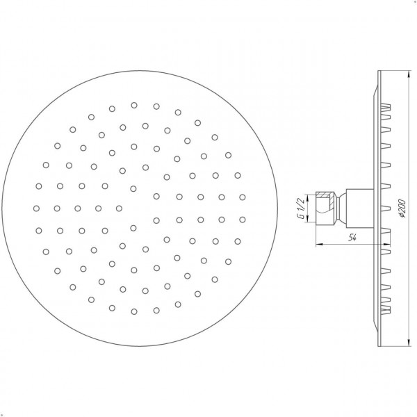 Душова лійка Globus Lux STS-0200