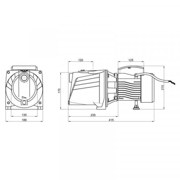 Насос самовсасывающий центробежный Thermo Alliance D-JNWm-12M 0,92 кВт
