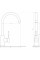 Змішувач для кухні Globus Lux LAZER GLLR-0203S-11-GRAPHITE