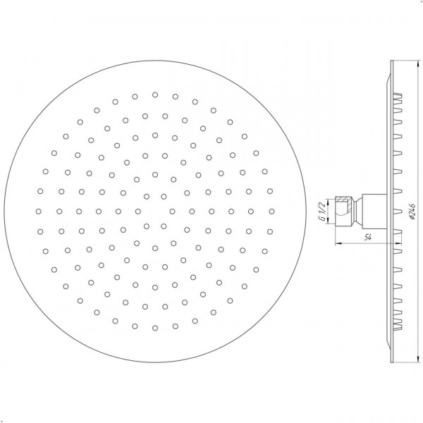Душова лійка Globus Lux ST-0250-R