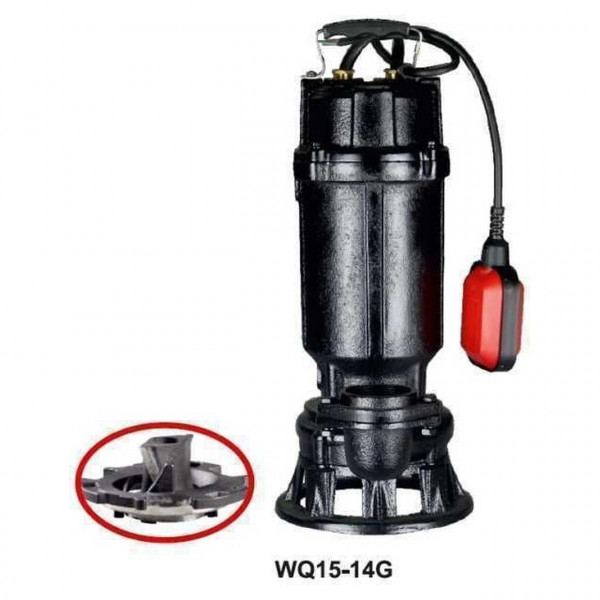 Фекальный насос с режущим механизмом VOLKS WQ15-14G 1,5кВт