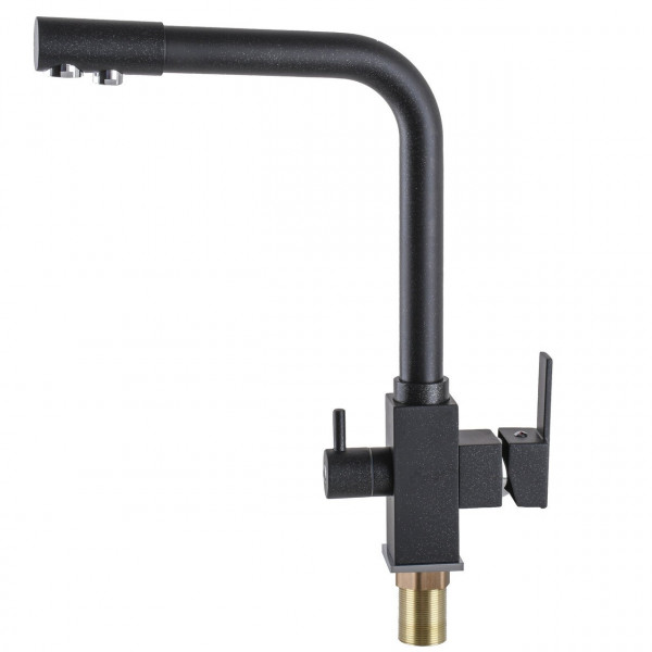 Смеситель для кухни под осмос Globus Lux LAZER GLLR-0100-1-ONIX