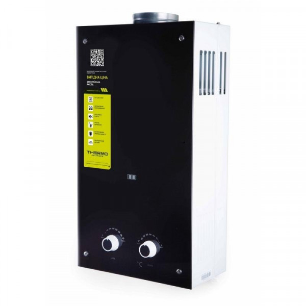 Колонка газовая дымоходная Thermo Alliance JSD20-10GD 10 л панель стеклянная Black
