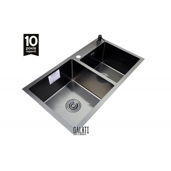 Кухонная мойка Galati Arta U-730D BL