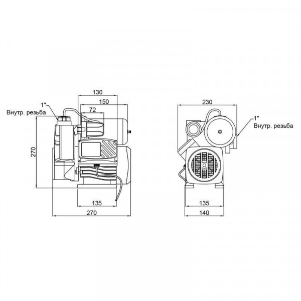Насосная станция Thermo Alliance PZB750A 0,75 кВт