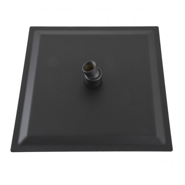 Душевая лейка TSQ-250-BL Тропик SUS304 черная матовая 250*250мм, TOPAZ