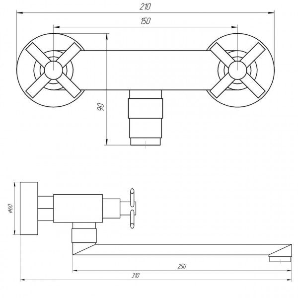 Смеситель для кухни Globus Lux DUKAT SD4-104 Смеситель для кухни Globus Lux DUKAT SD4-104
