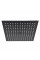 Душевая лейка TSQ-250-BL Тропик SUS304 черная матовая 250*250мм, TOPAZ