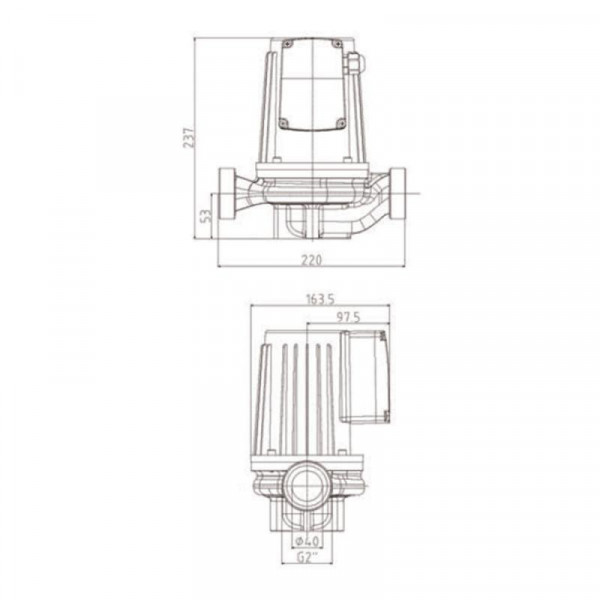 Насос циркуляционный Taifu GRS 32/12-M 0,37 кВт
