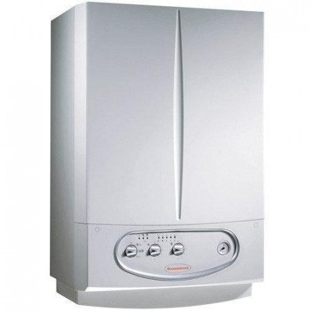 Immergas Zeus 28 kW E   (турбо, встр. бойлер 45л)  + труба