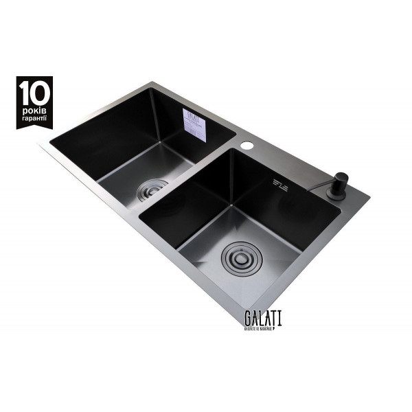 Кухонная мойка Galati Arta U-730D BL